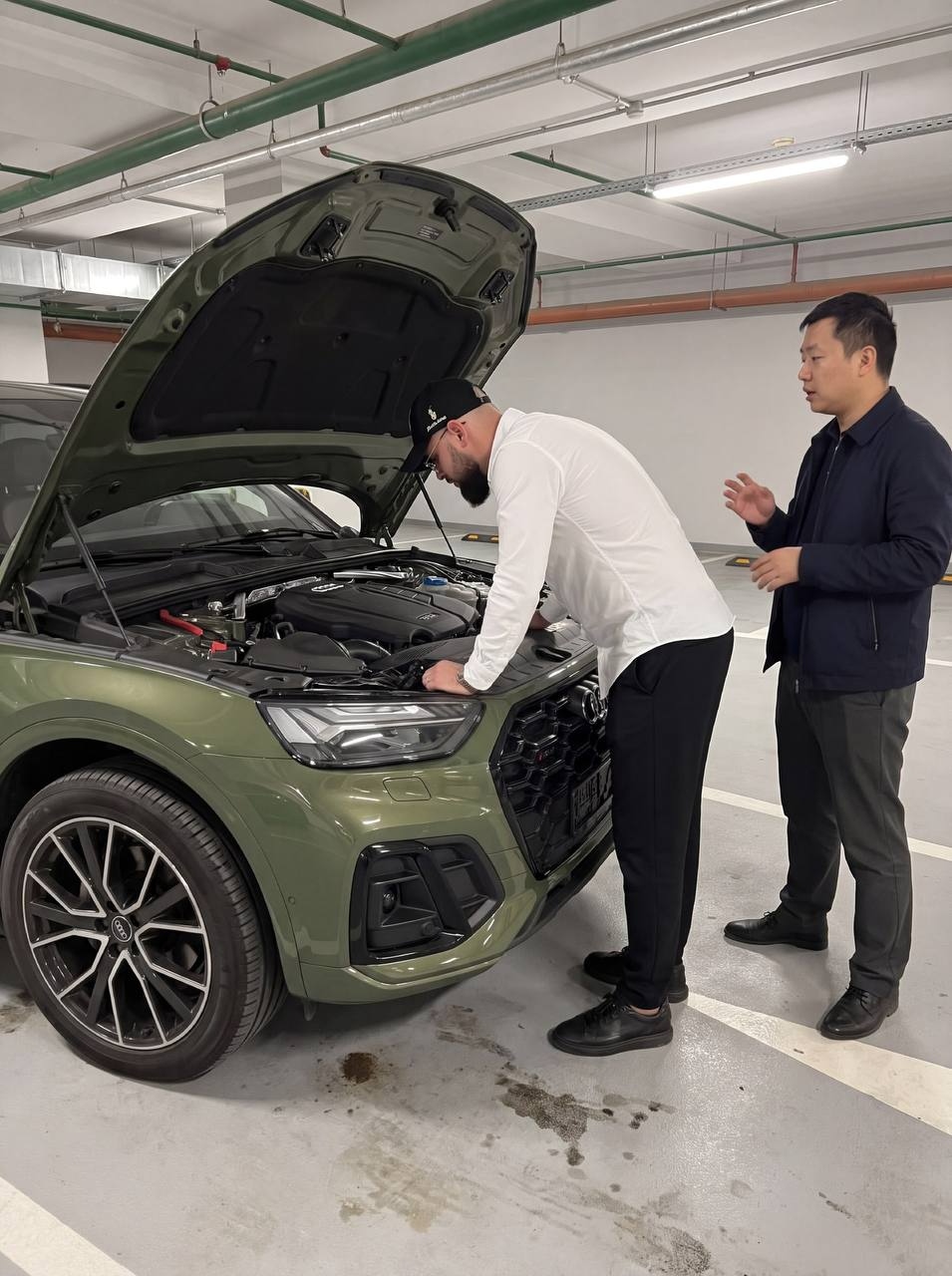 Осмотр автомобиля в Китае
